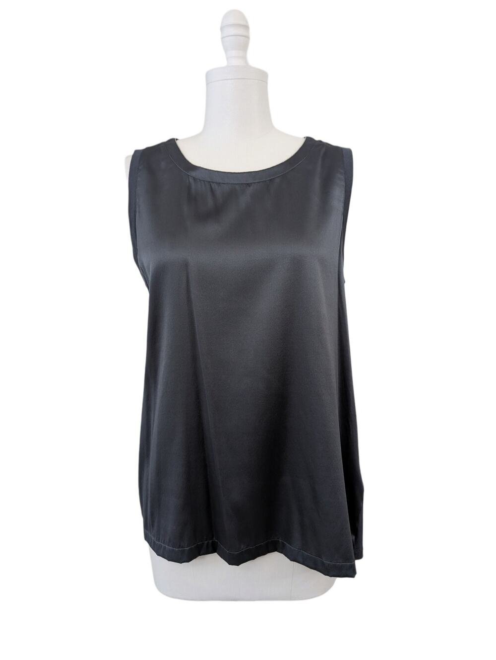 NWT Peserico Tricot Satin Silk and Cashmere Blend Top